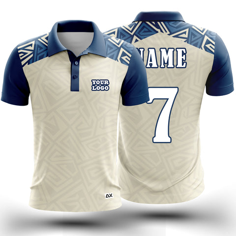 Customized  As Proven by this Striking Cricket Sports Jersey "Royal blue and White" - Performance Edition