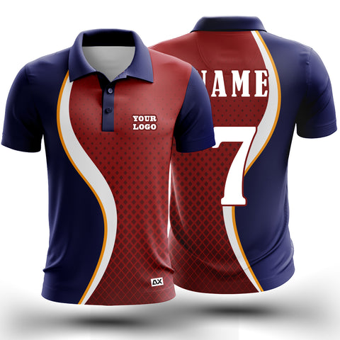 Customized The Unstoppable Force of the Ice Cricket Sports Jersey "Red, Yellow, White and Black" - Performance Edition