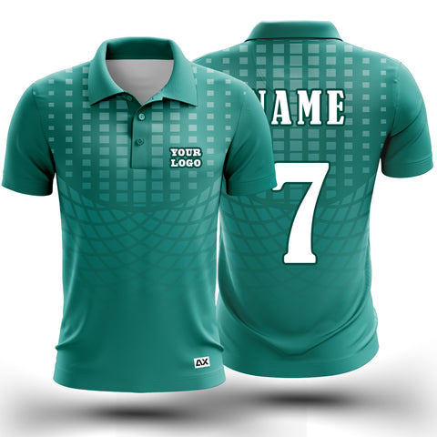 Customized The Dominant Conqueror of the Green Cricket Sports Jersey "Green and White" - Performance Edition