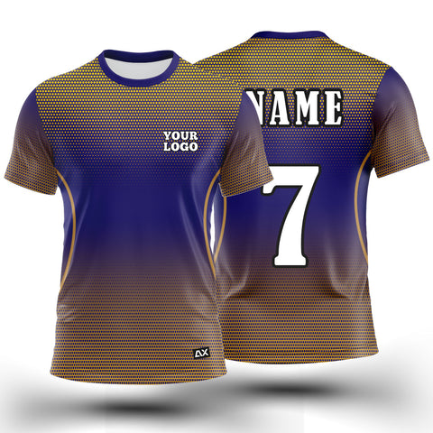 Customized Active Wear Cricket IPL Jersey for Men - Inspired by KKR - Performance Edition