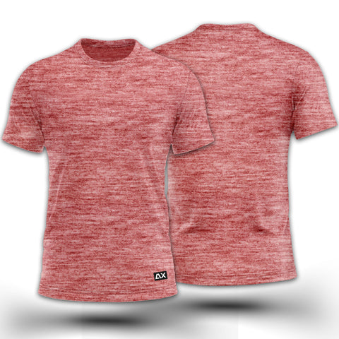 Active Red Melange Wear Gym Jersey for Men- Performance Edition