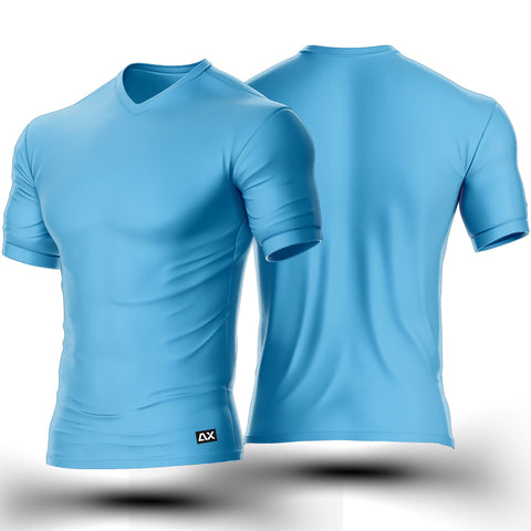 Active wear Solid Gym Jersey for Men - Plain Sky Blue jersey - Performance Edition