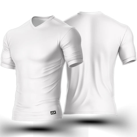 Active wear Solid Gym Jersey for Men - Plain White colour jersey - Performance Edition