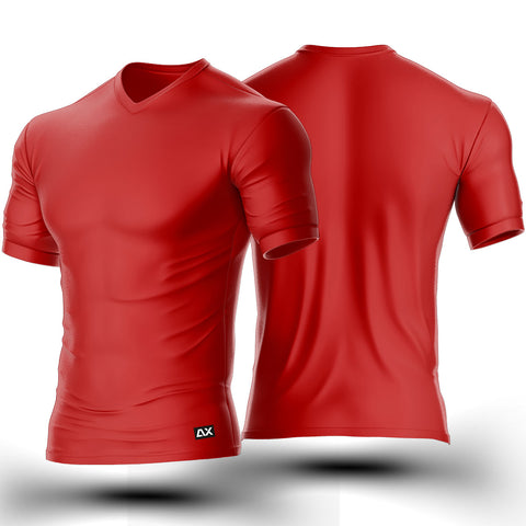 Active wear Solid Gym Jersey for Men - Red colour jersey - Performance Edition