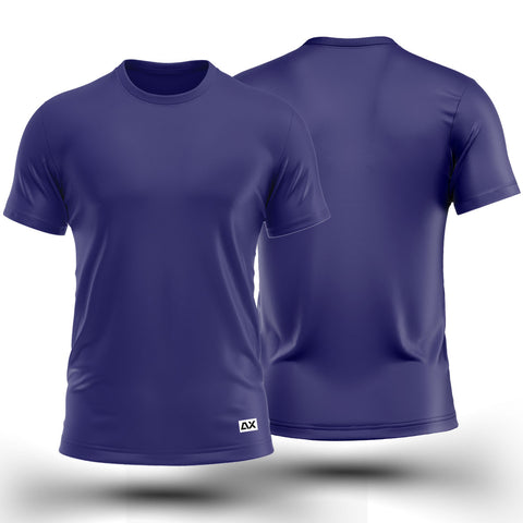 Active wear Solid Gym Jersey for Men - Plain Navy colour jersey  - Performance Edition