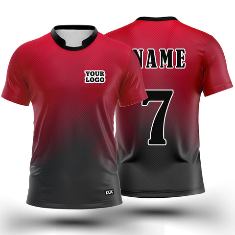 Customized The Iconic Jersey of the World Champion Team "Red with Black Droplets Kabaddi Sports Jersey" - Performance Edition