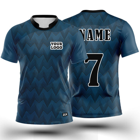 Customized The Immortal Sports Jersey of the Greatest Champion "Black with Grey Strips Kabaddi Sports Jersey" - Performance Edition