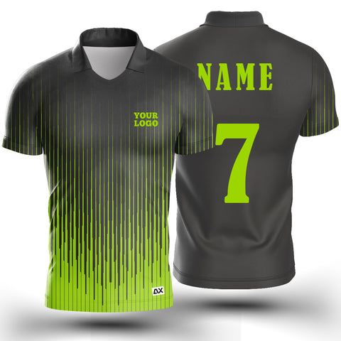 Customized Dynamic Freely and Confidently High-Tech ''Black and Neon Strips Abstract Sports Jersey'' - Performance Edition