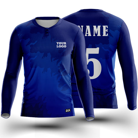 Customized Hustle Choice and Dominance Personified "Royal Blue with Navy Blue Abtracts Sports Jersey" - Performance Edition