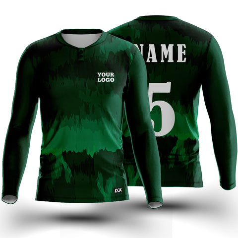 Customized Outperform Warrior Spirit with Rise Above"Dark Green with Light Green Sports Jerseys" - Performance Edition