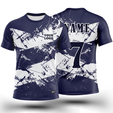 Customized  Wildcat Wrestling to the top Men's Wear "Violet with White Abstracts Sports Jersey" - Performance Edition