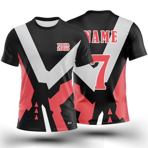 Customized Lightning Laps Track and Field "Black, Pink and White Iconic Sports Jersey" - Performance Edition