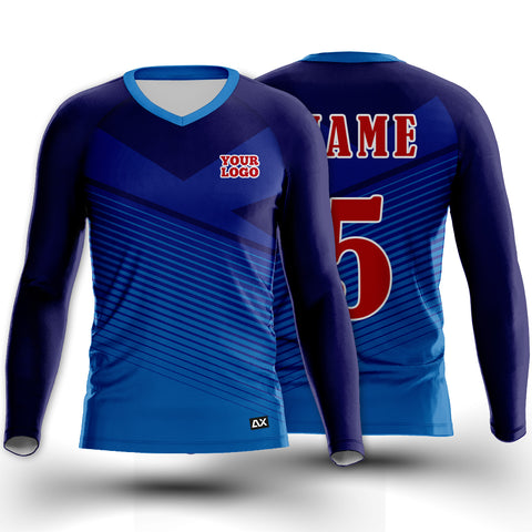 Customized The Boxing's Finest Fighters Soccer Superstars "Royal Blue, Violet and Blue Strips Sports Jersey" - Performance Edition