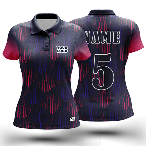 Customized High-Quality Pro Athlete in These Women's Wear "Grey and Pink with Multiple Colour Sports Jersey" - Performance Edition