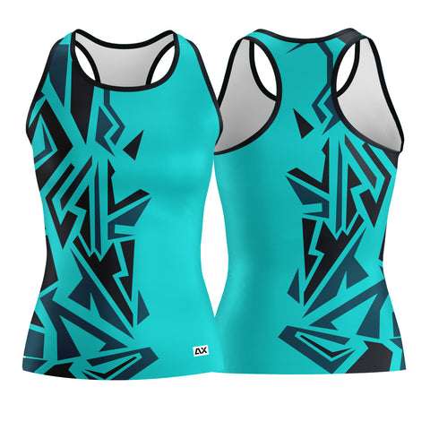 Customized Unleash the Beast with Dedication "turquoise Half Striped Sports Jersey" - Performance Edition