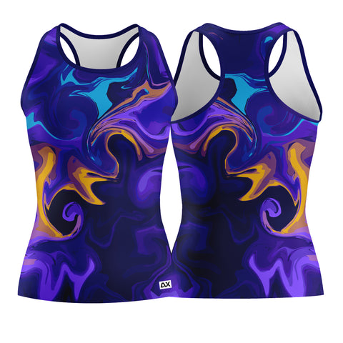 Customized Dominate the Competition Women's Wear "Royal Blue with Multiple Color Sports Jersey" - Performance Edition